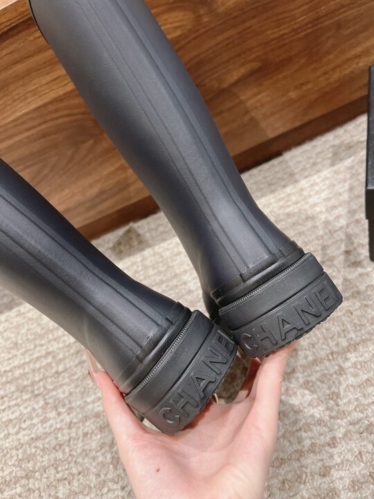 샤넬 레인부츠 (블랙) 2